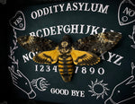 Deaths Head Moth on Ouija Board